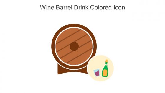 Wine Barrel Drink Colored Icon In Powerpoint Pptx Png And Editable Eps Format