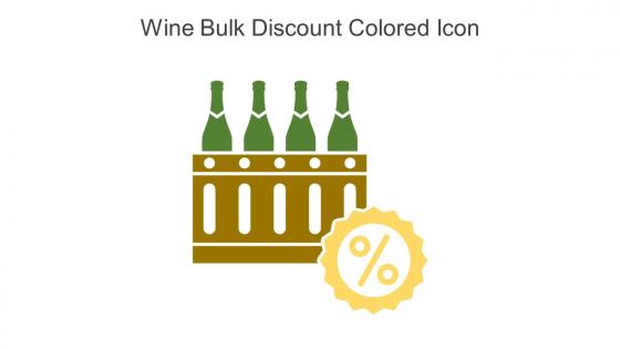 Wine Bulk Discount Colored Icon In Powerpoint Pptx Png And Editable Eps Format