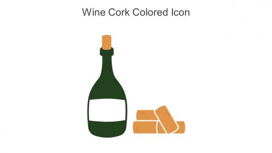 Wine Cork Colored Icon In Powerpoint Pptx Png And Editable Eps Format