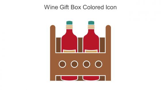 Wine Gift Box Colored Icon In Powerpoint Pptx Png And Editable Eps Format