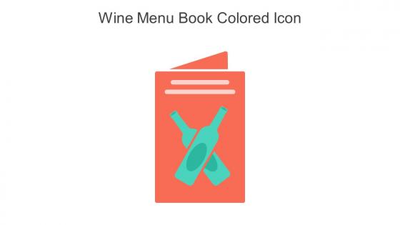 Wine Menu Book Colored Icon In Powerpoint Pptx Png And Editable Eps Format