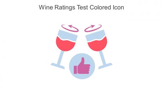 Wine Ratings Test Colored Icon In Powerpoint Pptx Png And Editable Eps Format