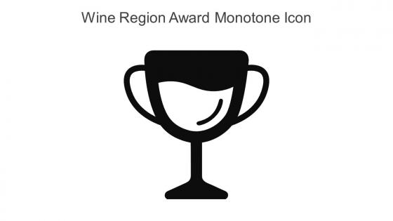 Wine Region Award Monotone Icon In Powerpoint Pptx Png And Editable Eps Format