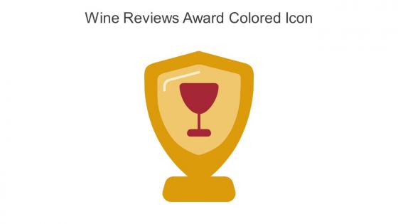 Wine Reviews Award Colored Icon In Powerpoint Pptx Png And Editable Eps Format