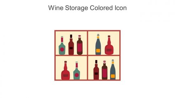 Wine Storage Colored Icon In Powerpoint Pptx Png And Editable Eps Format