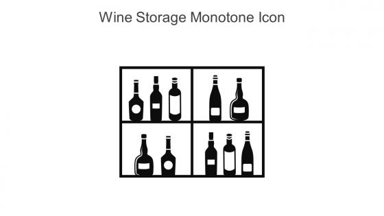 Wine Storage Monotone Icon In Powerpoint Pptx Png And Editable Eps Format