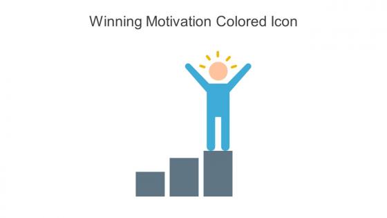 Winning Motivation Colored Icon In Powerpoint Pptx Png And Editable Eps Format