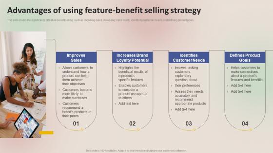 Winning Sales Techniques Advantages Of Using Feature Benefit Selling Strategy MKT SS V