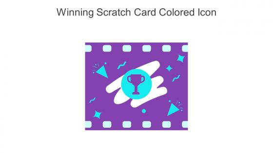 Winning Scratch Card Colored Icon In Powerpoint Pptx Png And Editable Eps Format