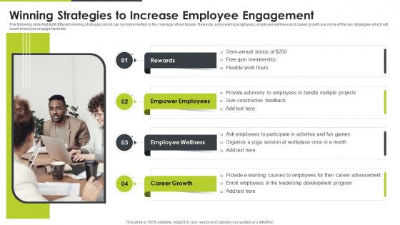 Winning Strategies To Increase Employee Engagement