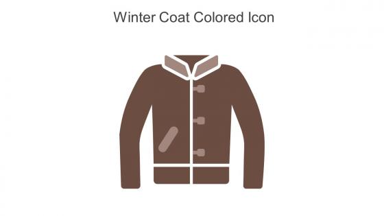 Winter Coat Colored Icon In Powerpoint Pptx Png And Editable Eps Format