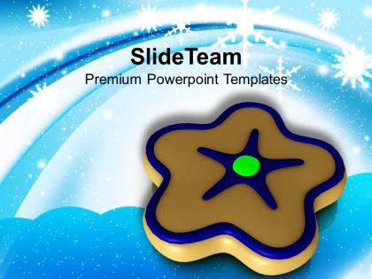 Winter holidays christmas clipart cookies candies food powerpoint templates ppt for slides