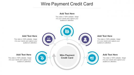 Wire Payment Credit Card Ppt Powerpoint Presentation Infographics Design Cpb