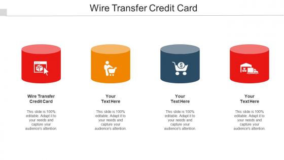 Wire Transfer Credit Card Ppt Powerpoint Presentation Styles Example Cpb