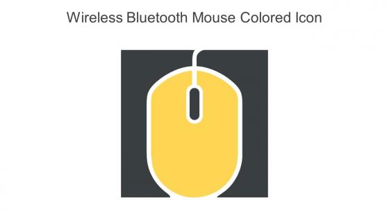 Wireless Bluetooth Mouse Colored Icon In Powerpoint Pptx Png And Editable Eps Format