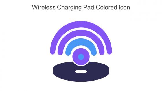 Wireless Charging Pad Colored Icon In Powerpoint Pptx Png And Editable Eps Format
