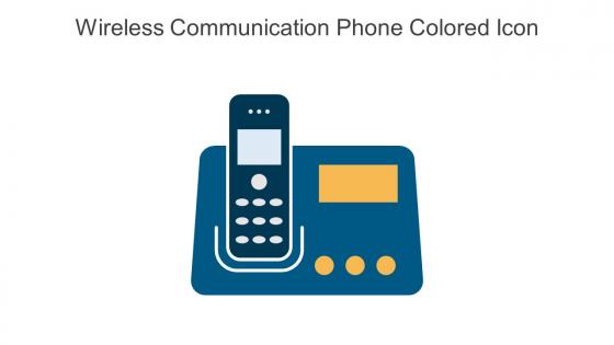 Wireless Communication Phone Colored Icon In Powerpoint Pptx Png And Editable Eps Format