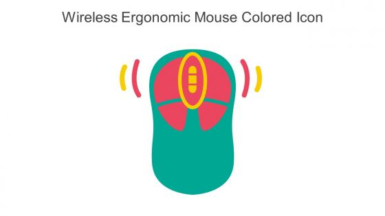 Wireless Ergonomic Mouse Colored Icon In Powerpoint Pptx Png And Editable Eps Format