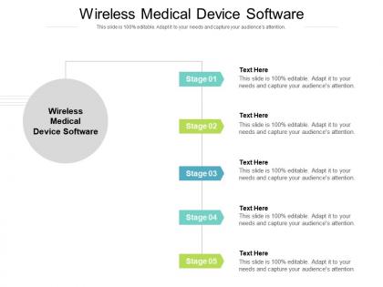 Wireless medical device software ppt powerpoint presentation infographics tips cpb