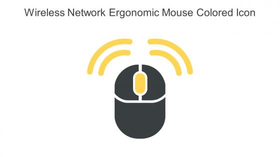 Wireless Network Ergonomic Mouse Colored Icon In Powerpoint Pptx Png And Editable Eps Format