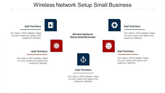 Wireless Network Setup Small Business Ppt Powerpoint Presentation Professional Cpb