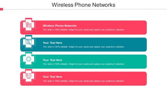 Wireless Phone Networks Ppt Powerpoint Presentation Pictures Slideshow Cpb