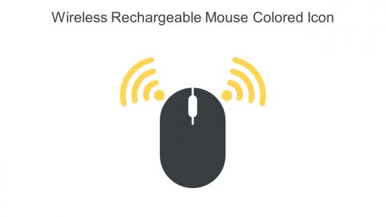 Wireless Rechargeable Mouse Colored Icon In Powerpoint Pptx Png And Editable Eps Format