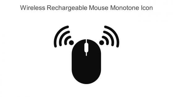 Wireless Rechargeable Mouse Monotone Icon In Powerpoint Pptx Png And Editable Eps Format