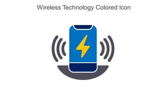 Wireless Technology Colored Icon In Powerpoint Pptx Png And Editable Eps Format