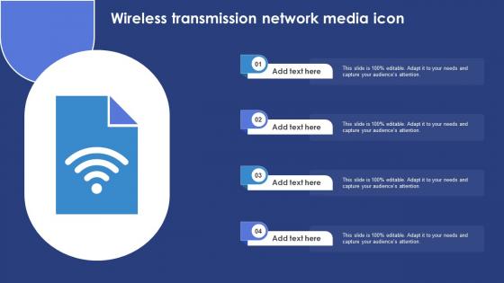 Wireless Transmission Network Media Icon