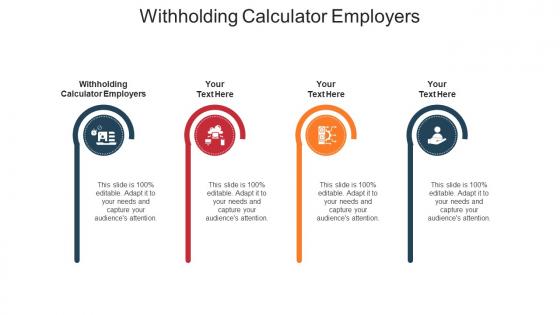 Withholding calculator employers ppt powerpoint presentation professional templates cpb