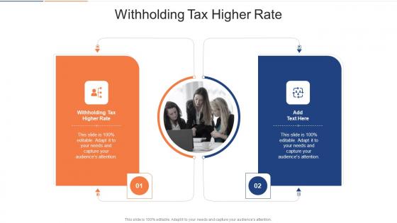 Withholding Tax Higher Rate In Powerpoint And Google Slides Cpb