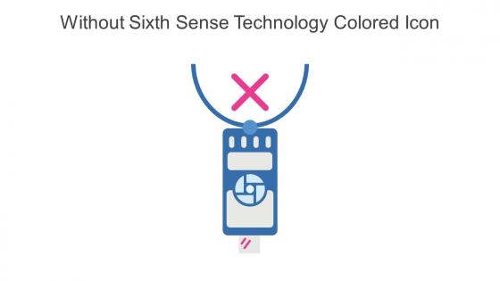 Without Sixth Sense Technology Colored Icon In Powerpoint Pptx Png And Editable Eps Format