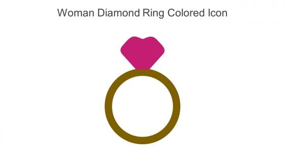 Woman Diamond Ring Colored Icon In Powerpoint Pptx Png And Editable Eps Format