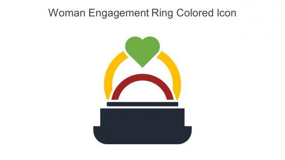 Woman Engagement Ring Colored Icon In Powerpoint Pptx Png And Editable Eps Format