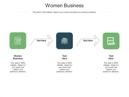 Women business ppt powerpoint presentation ideas influencers cpb