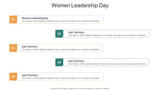 Women Leadership Day In Powerpoint And Google Slides Cpb