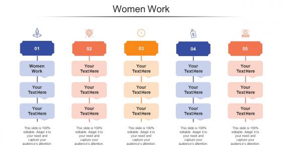 Women Work Ppt Powerpoint Presentation Slides Shapes Cpb