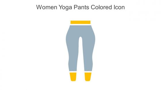 Women Yoga Pants Colored Icon In Powerpoint Pptx Png And Editable Eps Format