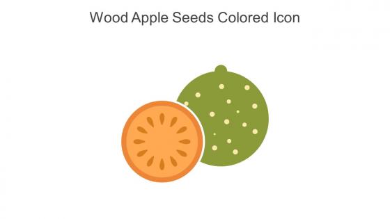 Wood Apple Seeds Colored Icon In Powerpoint Pptx Png And Editable Eps Format