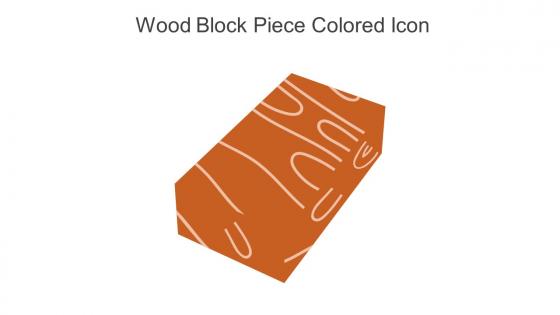 Wood Block Piece Colored Icon In Powerpoint Pptx Png And Editable Eps Format