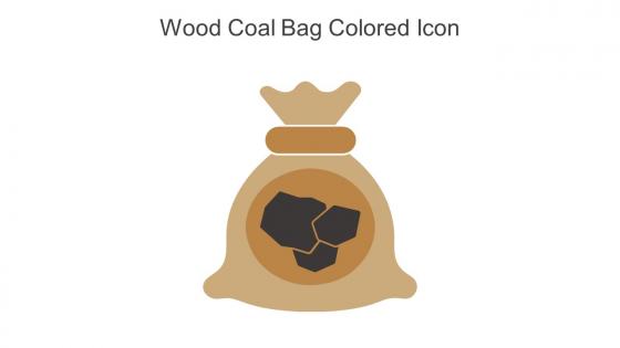 Wood Coal Bag Colored Icon In Powerpoint Pptx Png And Editable Eps Format