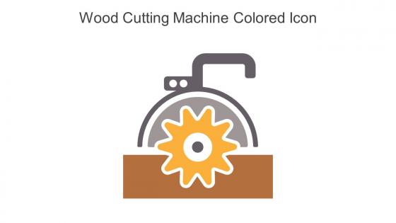 Wood Cutting Machine Colored Icon In Powerpoint Pptx Png And Editable Eps Format
