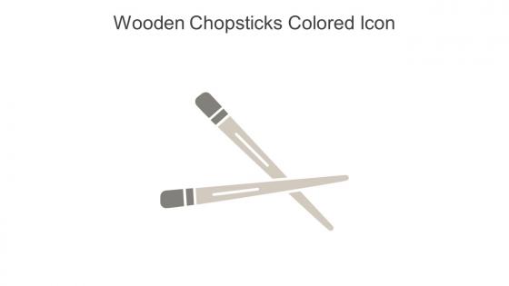 Wooden Chopsticks Colored Icon In Powerpoint Pptx Png And Editable Eps Format