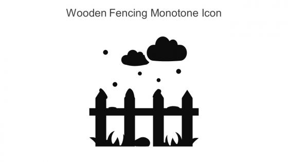 Wooden Fencing Monotone Icon In Powerpoint Pptx Png And Editable Eps Format