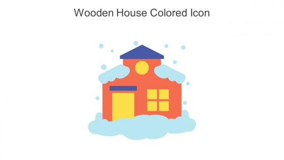 Wooden House Colored Icon In Powerpoint Pptx Png And Editable Eps Format