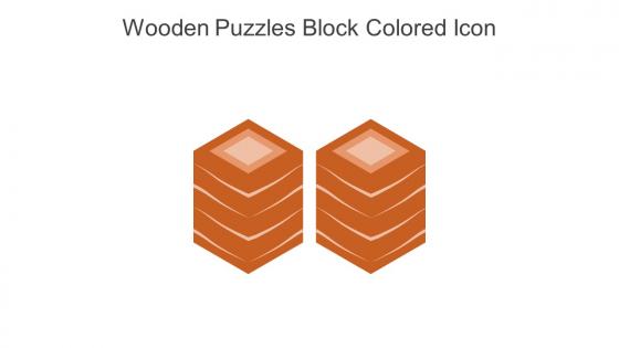 Wooden Puzzles Block Colored Icon In Powerpoint Pptx Png And Editable Eps Format