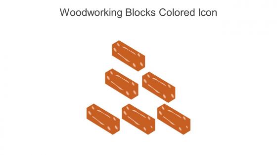 Woodworking Blocks Colored Icon In Powerpoint Pptx Png And Editable Eps Format