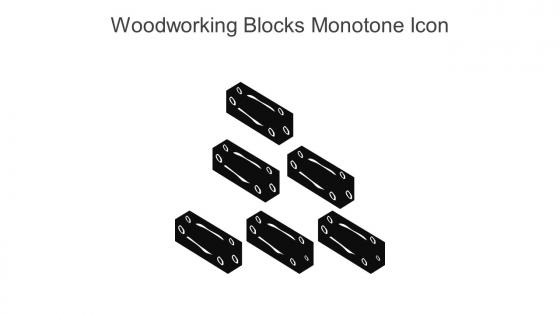 Woodworking Blocks Monotone Icon In Powerpoint Pptx Png And Editable Eps Format