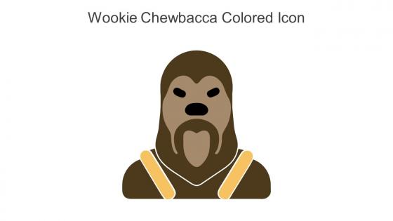 Wookie Chewbacca Colored Icon In Powerpoint Pptx Png And Editable Eps Format